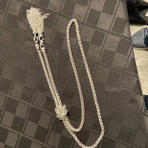 Belt or necklace silver